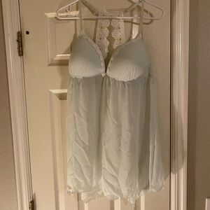 White Lace Babydoll Lingerie